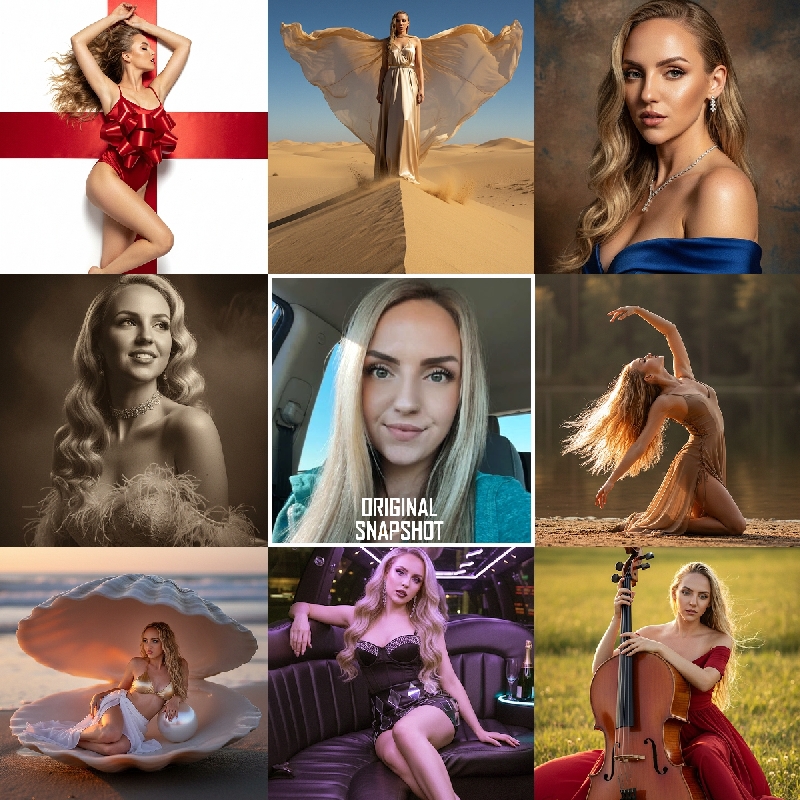 One snapshot transformed into multiple Fine Art portrait looks